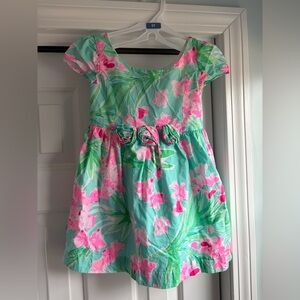 Lilly Pulitzer Girls Momoa Dress Aqua Al Fresco Isnt She Lovely